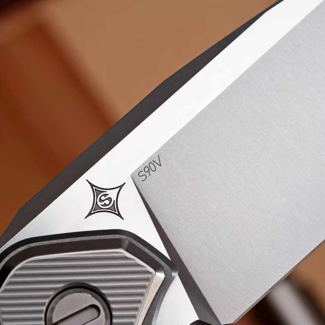 Shirogorov Knives CPM-S90V 钛合金柄 洛克熊