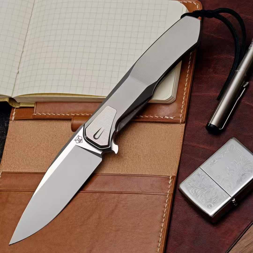 Shirogorov Knives CPM-S90V 钛合金柄 洛克熊
