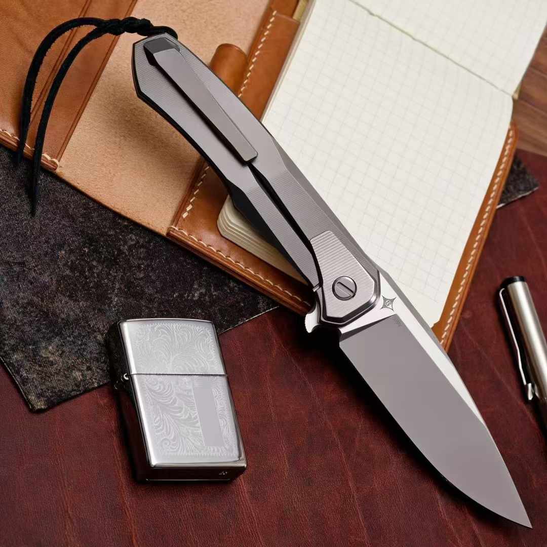 Shirogorov Knives CPM-S90V 钛合金柄 洛克熊