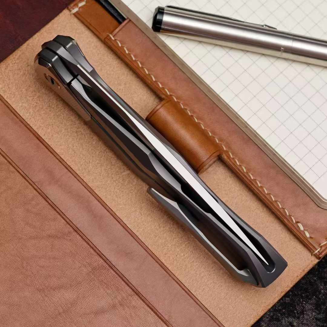 Shirogorov Knives CPM-S90V 钛合金柄 洛克熊