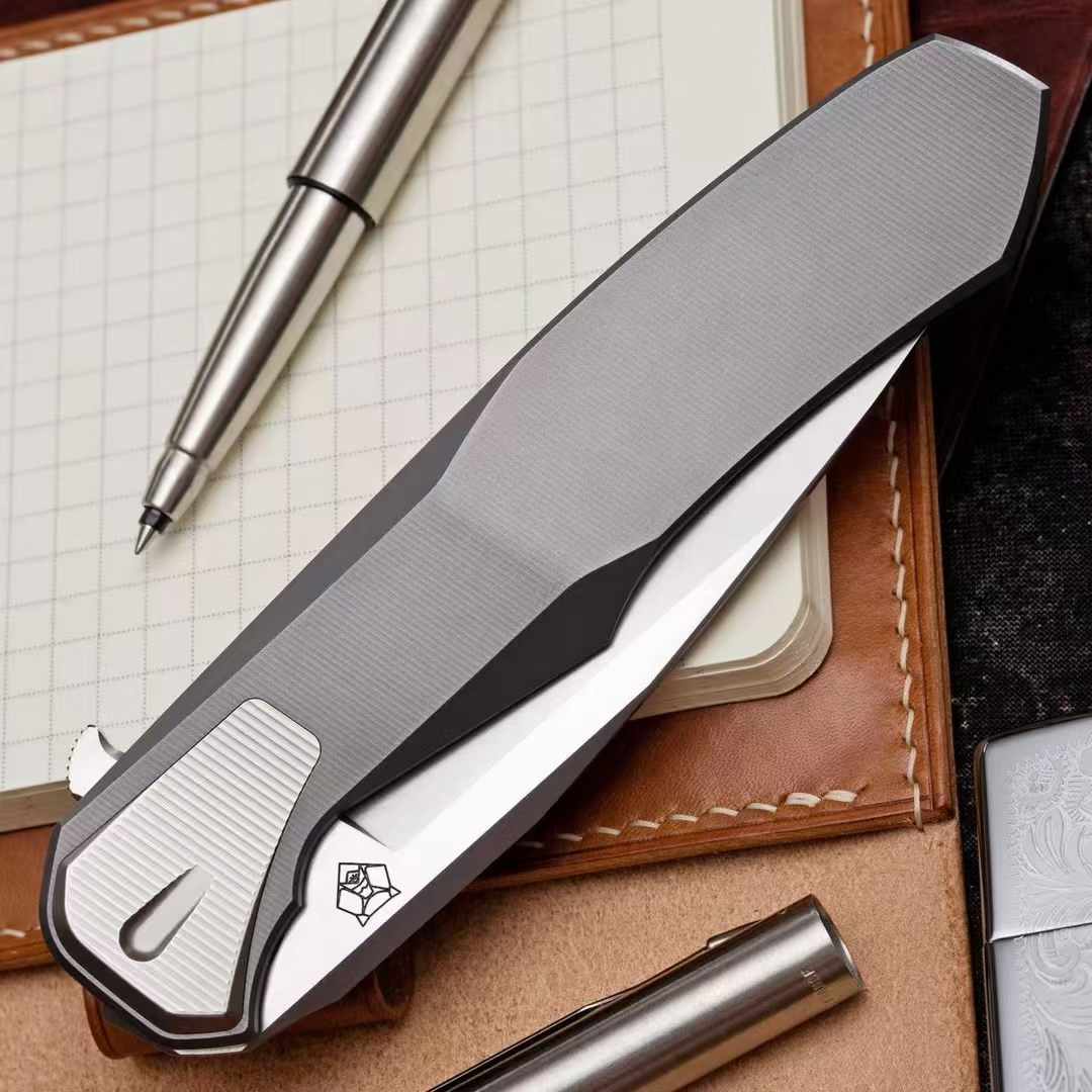Shirogorov Knives CPM-S90V 钛合金柄 洛克熊