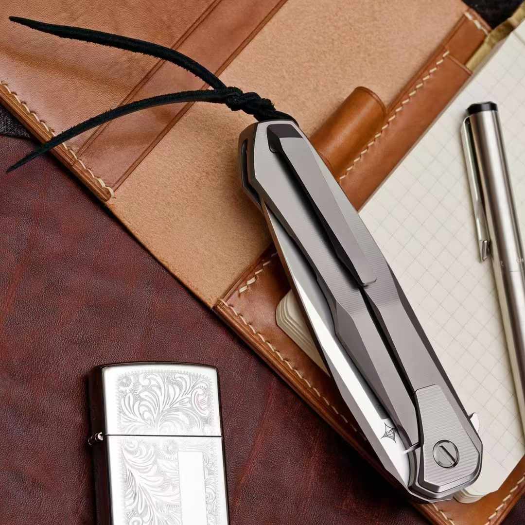 Shirogorov Knives CPM-S90V 钛合金柄 洛克熊