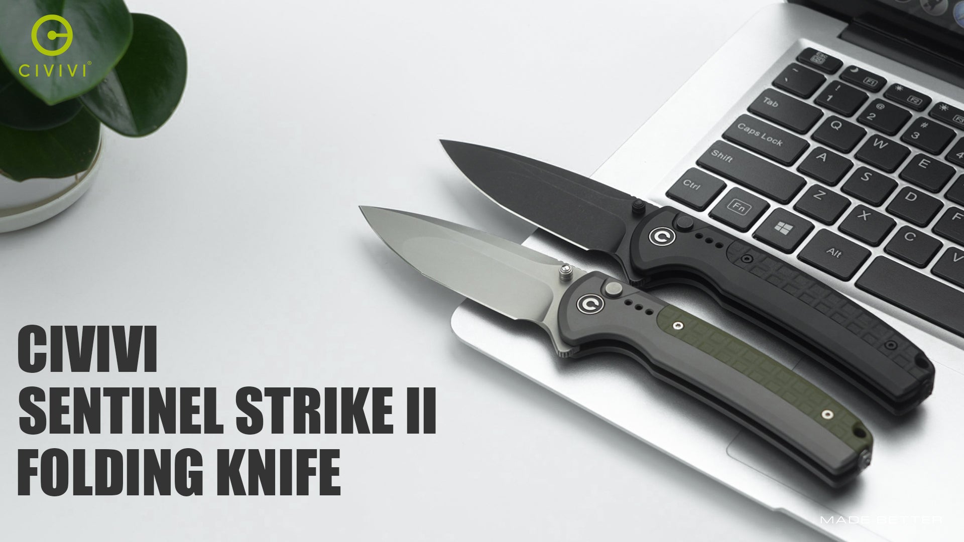CIVIVI Sentinel Strike II Nitro-V钢 铝柄 C22025D-2