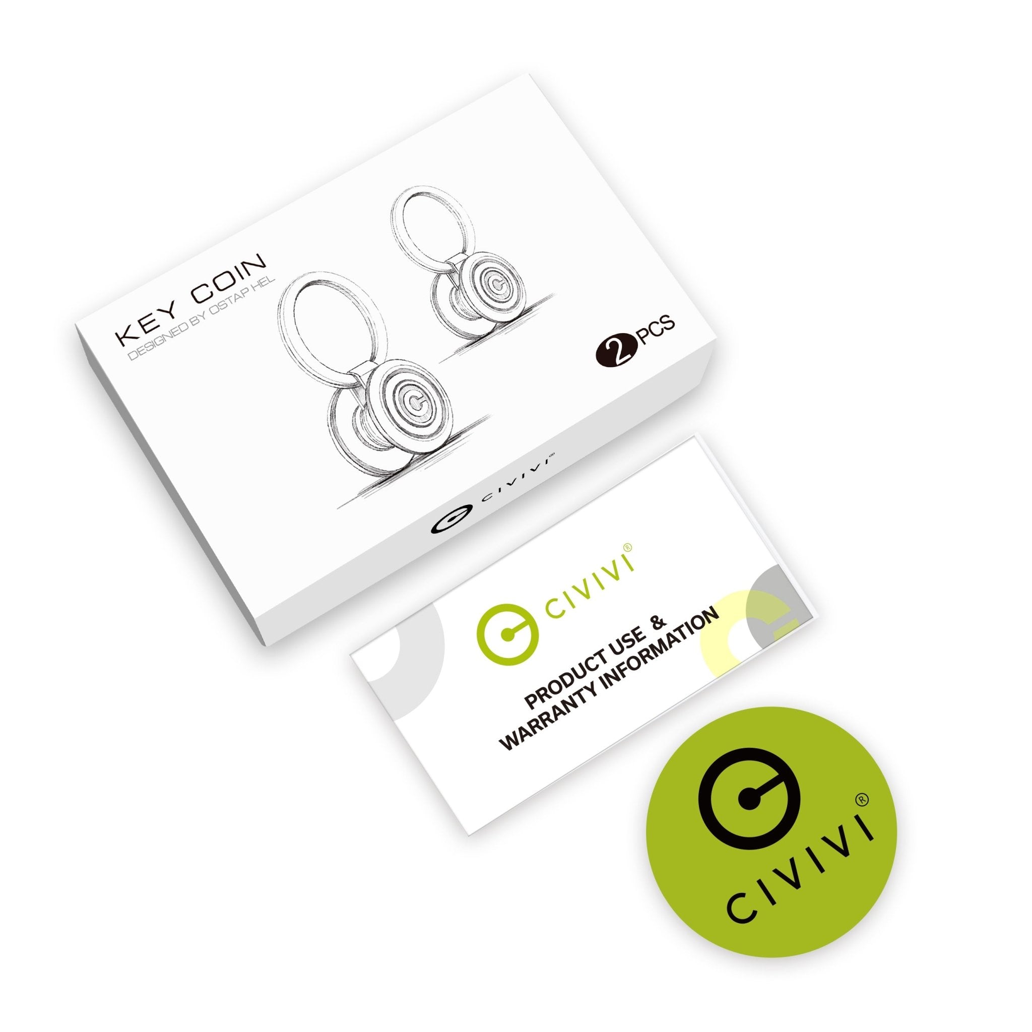 CIVIVI Key Coin 钢环 铝套 C23056-3