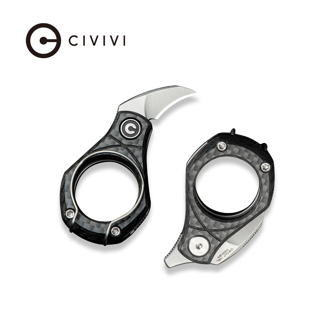 CIVIVI Pyrus 14C28N钢 碳纤维手柄 C23038-3
