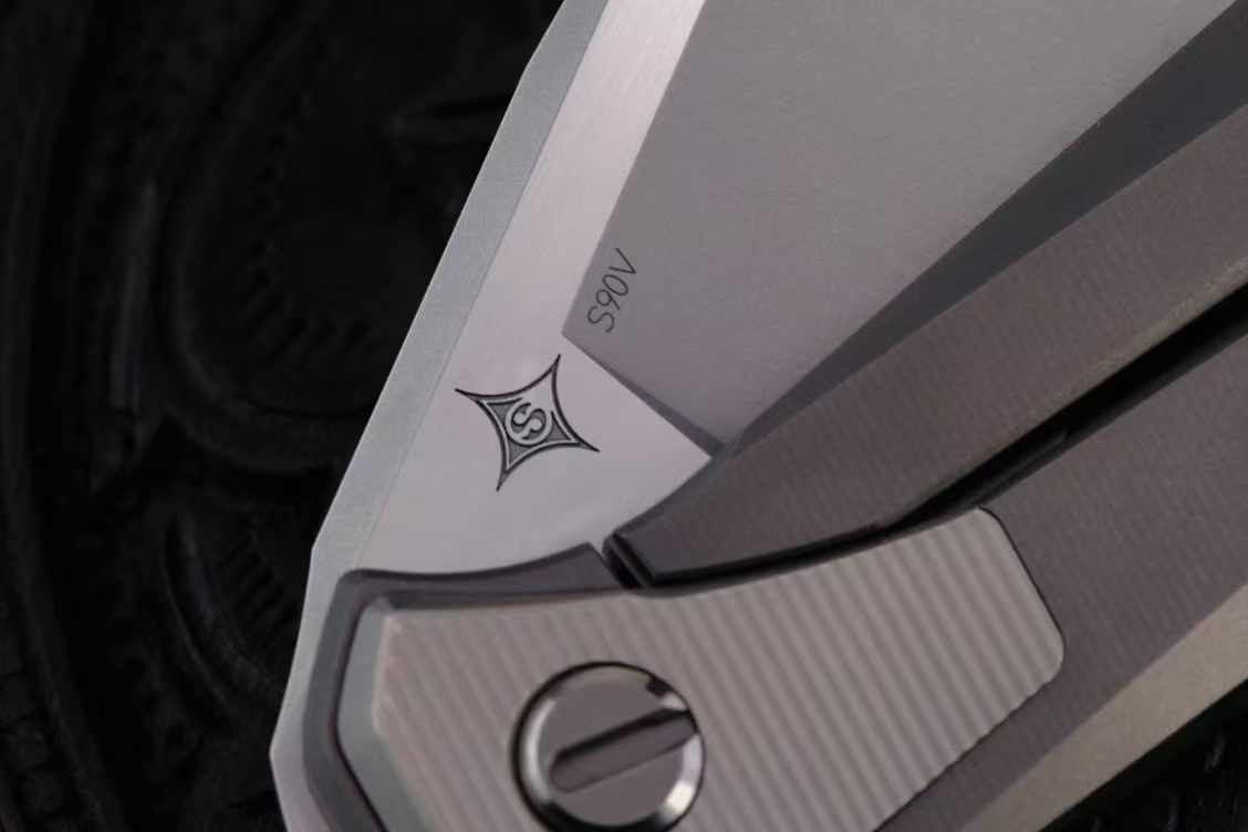 Shirogorov Knives CPM-S90V 钛合金柄 洛克熊