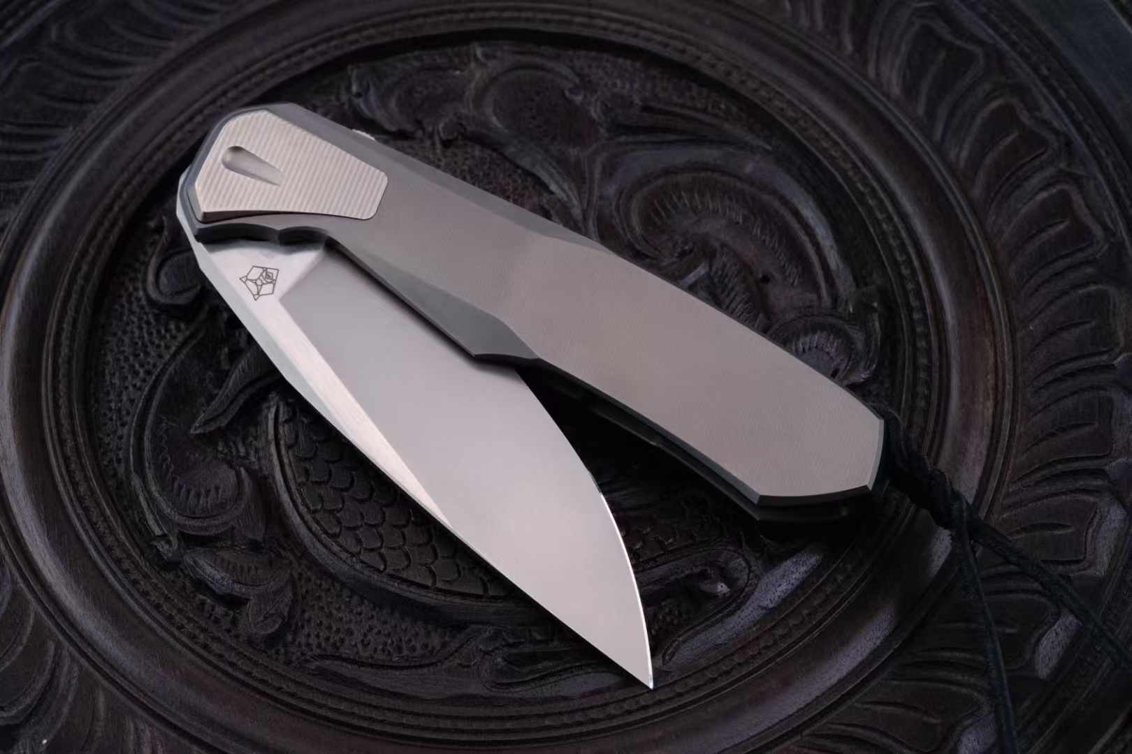 Shirogorov Knives CPM-S90V 钛合金柄 洛克熊