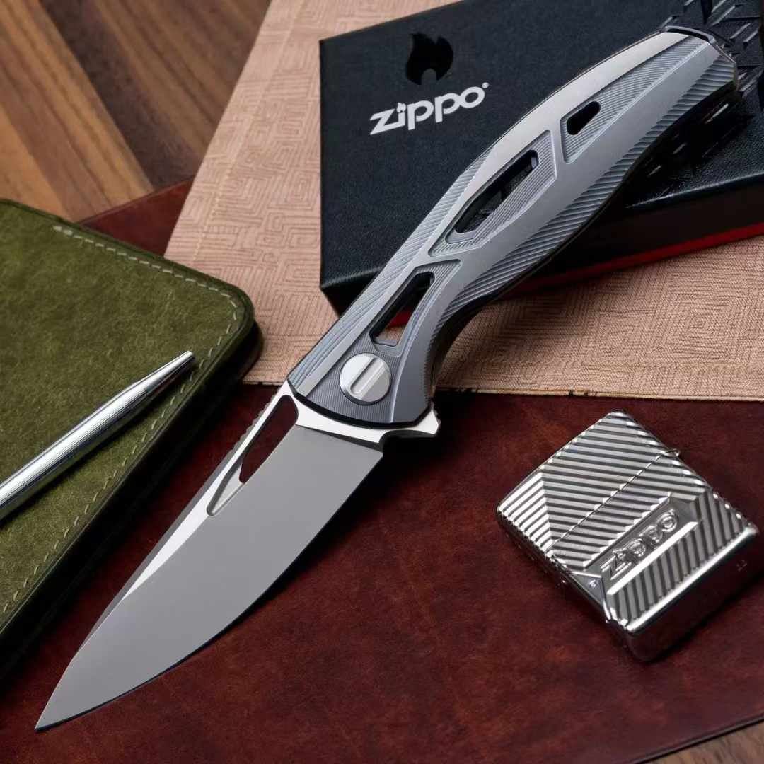 Shirogorov CDX S90V钢 钛合金柄 俄罗斯熊头十周年纪念版 限量100
