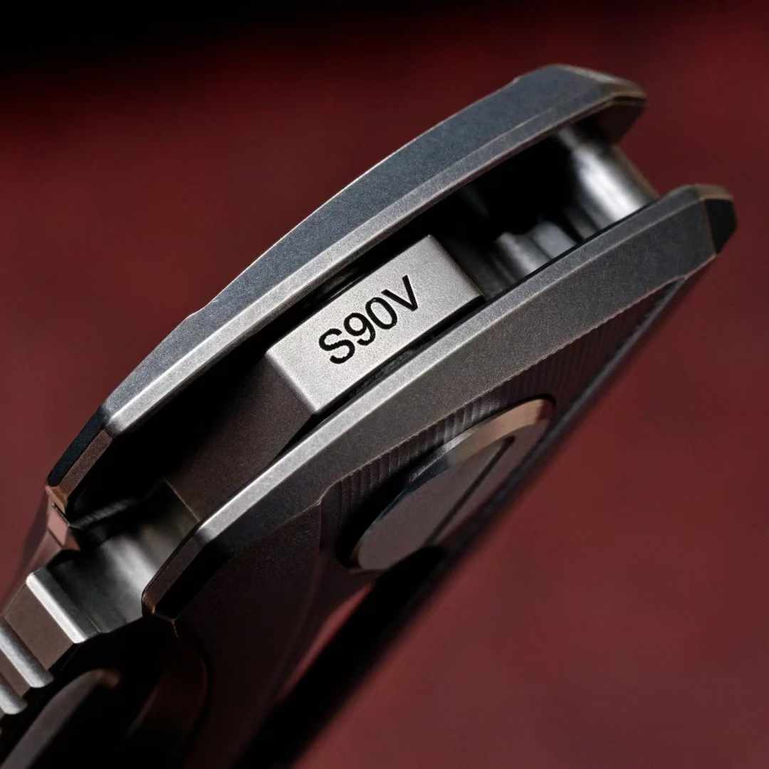 Shirogorov CDX S90V钢 钛合金柄 俄罗斯熊头十周年纪念版 限量100