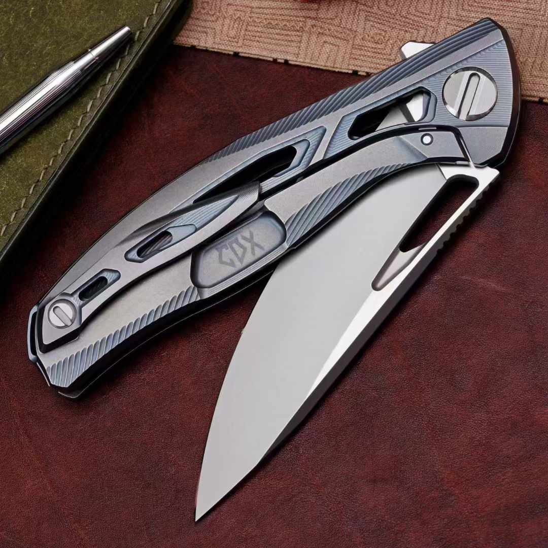Shirogorov CDX S90V钢 钛合金柄 俄罗斯熊头十周年纪念版 限量100