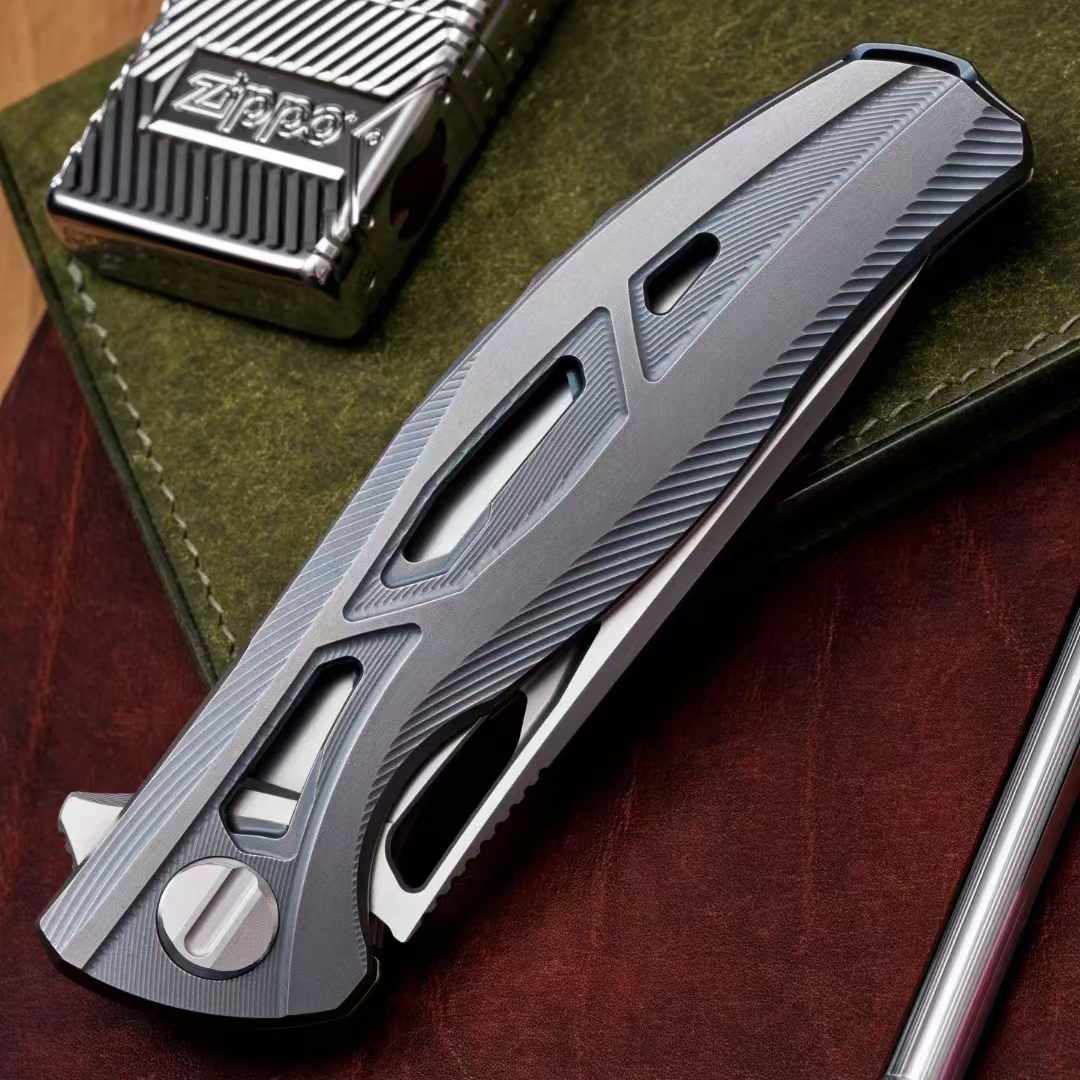 Shirogorov CDX S90V钢 钛合金柄 俄罗斯熊头十周年纪念版 限量100
