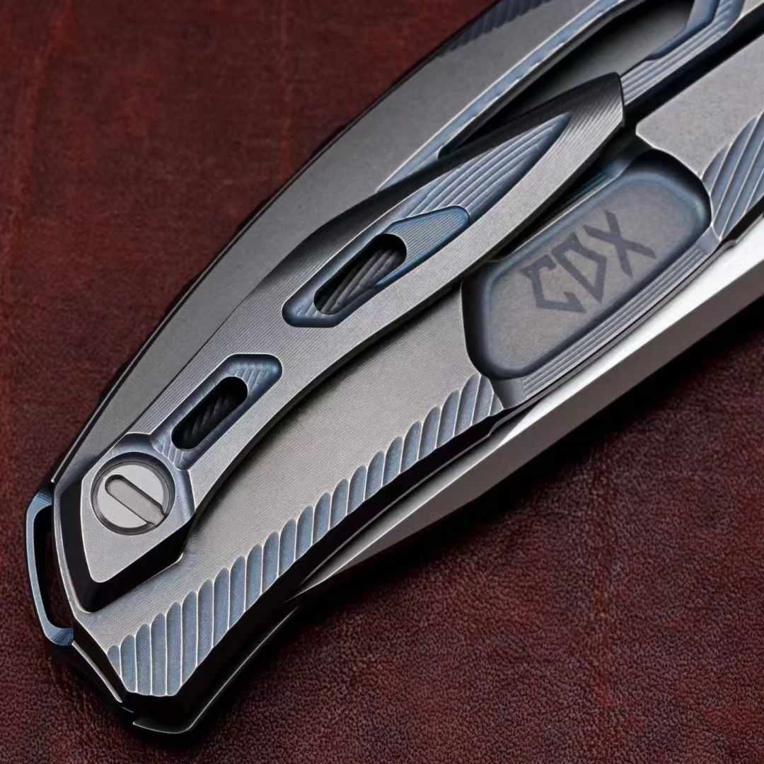Shirogorov CDX S90V钢 钛合金柄 俄罗斯熊头十周年纪念版 限量100