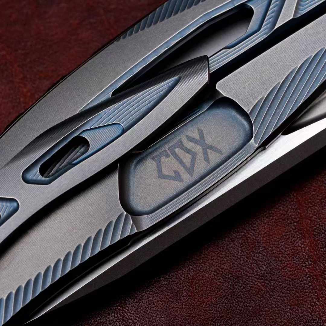 Shirogorov CDX S90V钢 钛合金柄 俄罗斯熊头十周年纪念版 限量100