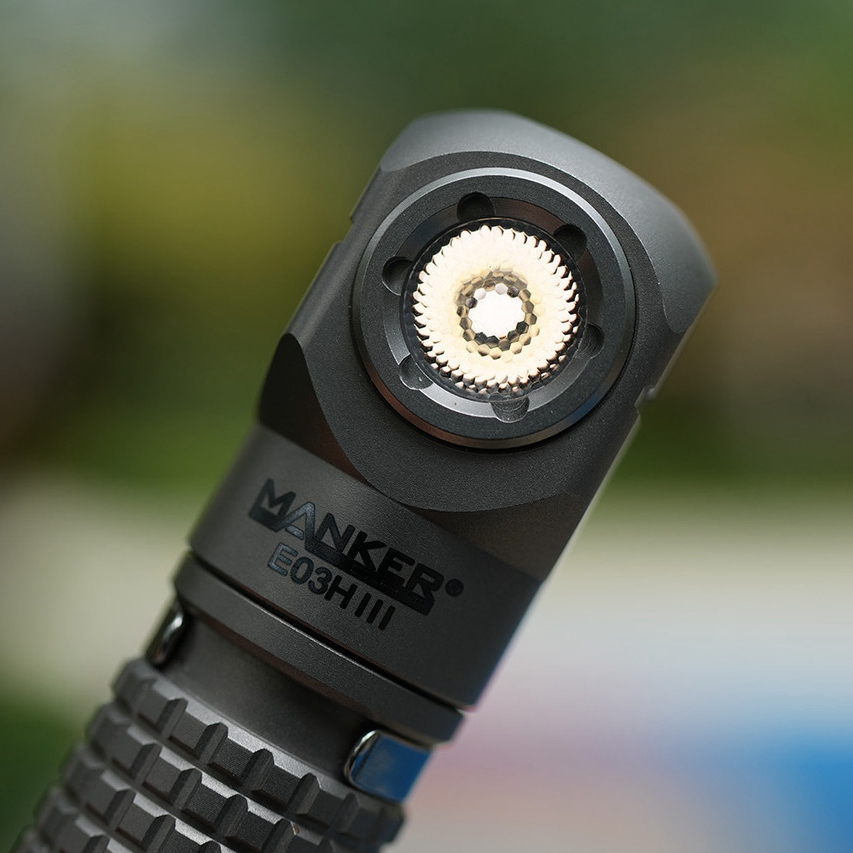 Mankerlight E03H III 漫客钛合金拐角强光小手电筒 468