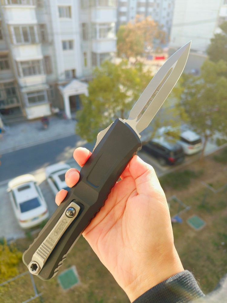 Microtech 1142-10AP M390MK钢 航空铝柄 3600