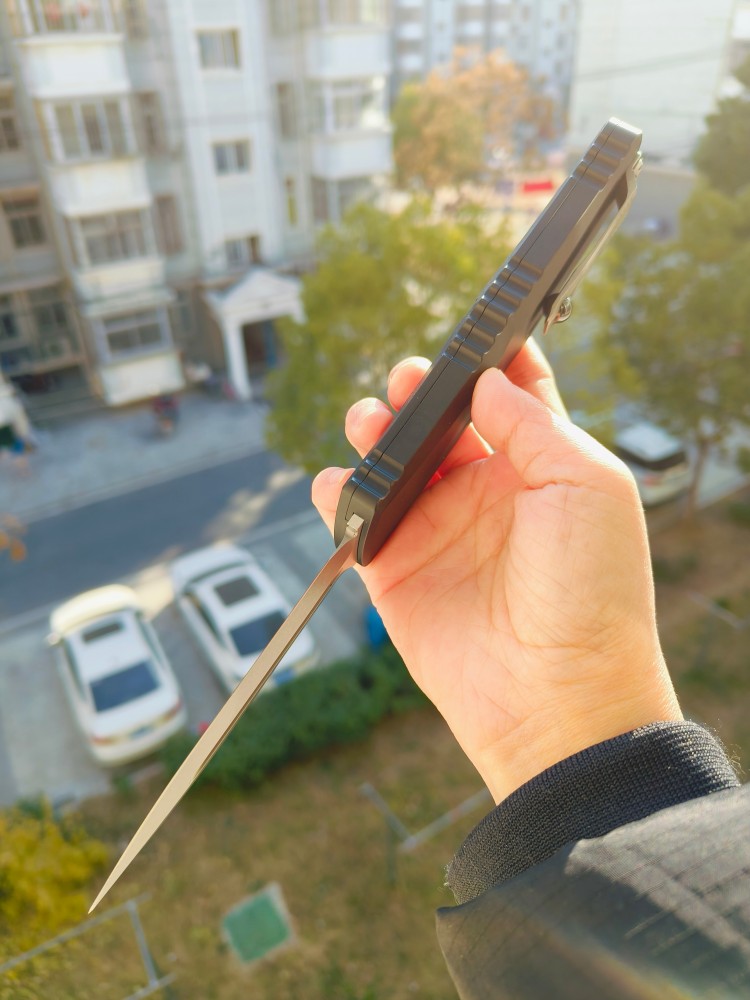 Microtech 1142-10AP M390MK钢 航空铝柄 3600