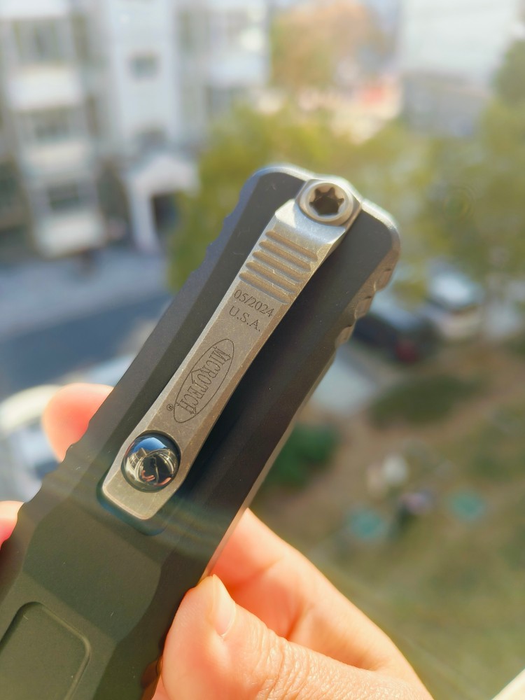 Microtech 1142-10AP M390MK钢 航空铝柄 3600