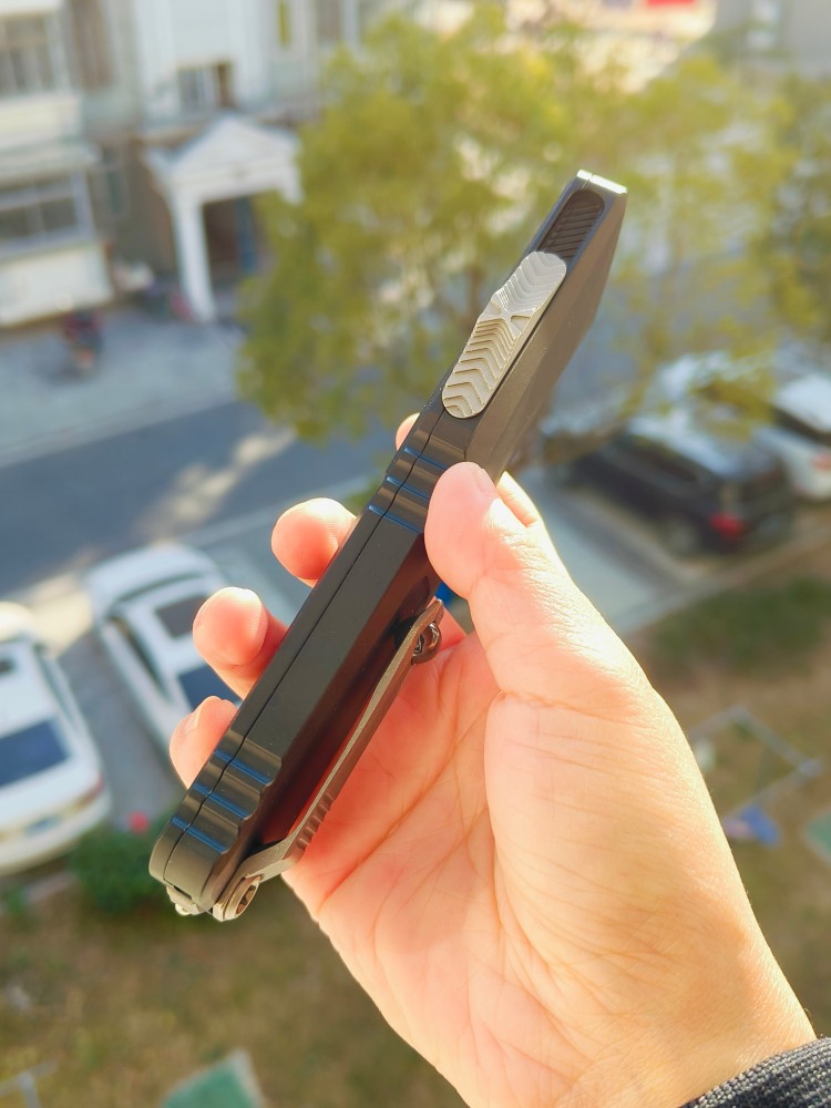 Microtech 1142-10AP M390MK钢 航空铝柄 3600