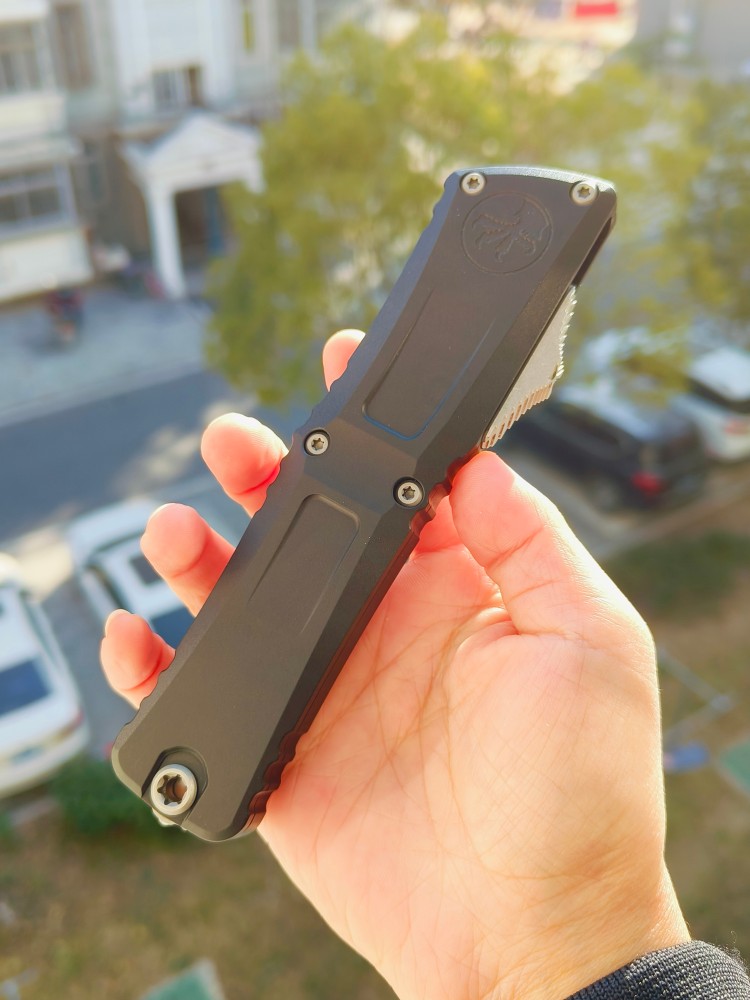 Microtech 1142-10AP M390MK钢 航空铝柄 3600