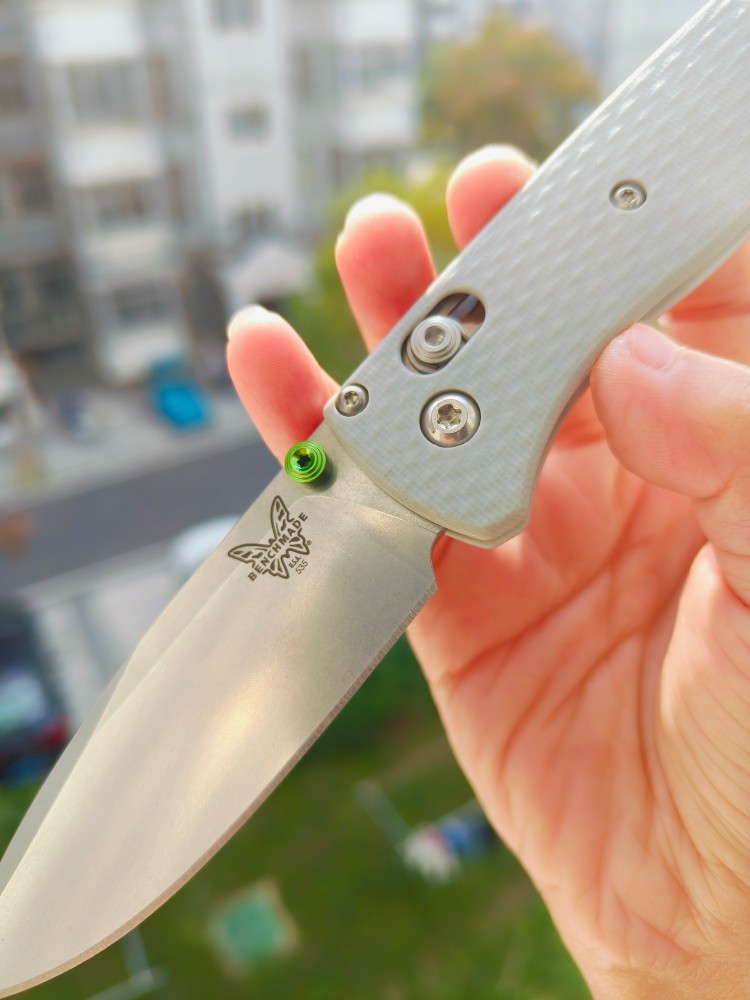 🏅 Benchmade Bugout CPM-20CV钢 G10 手柄 灰色 535-2002 限量版 1950