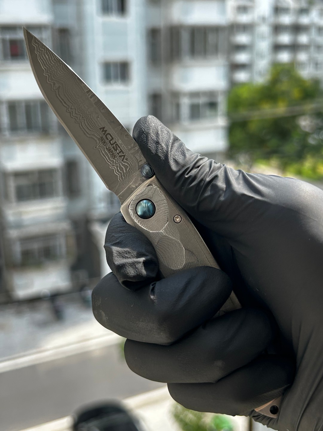 Mcusta Knives 大马士革钢 大马士革钢柄 MC-0034D 1160
