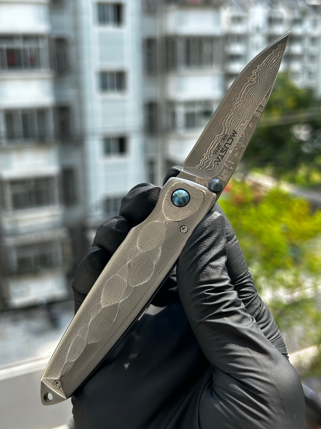 Mcusta Knives 大马士革钢 大马士革钢柄 MC-0034D 1160