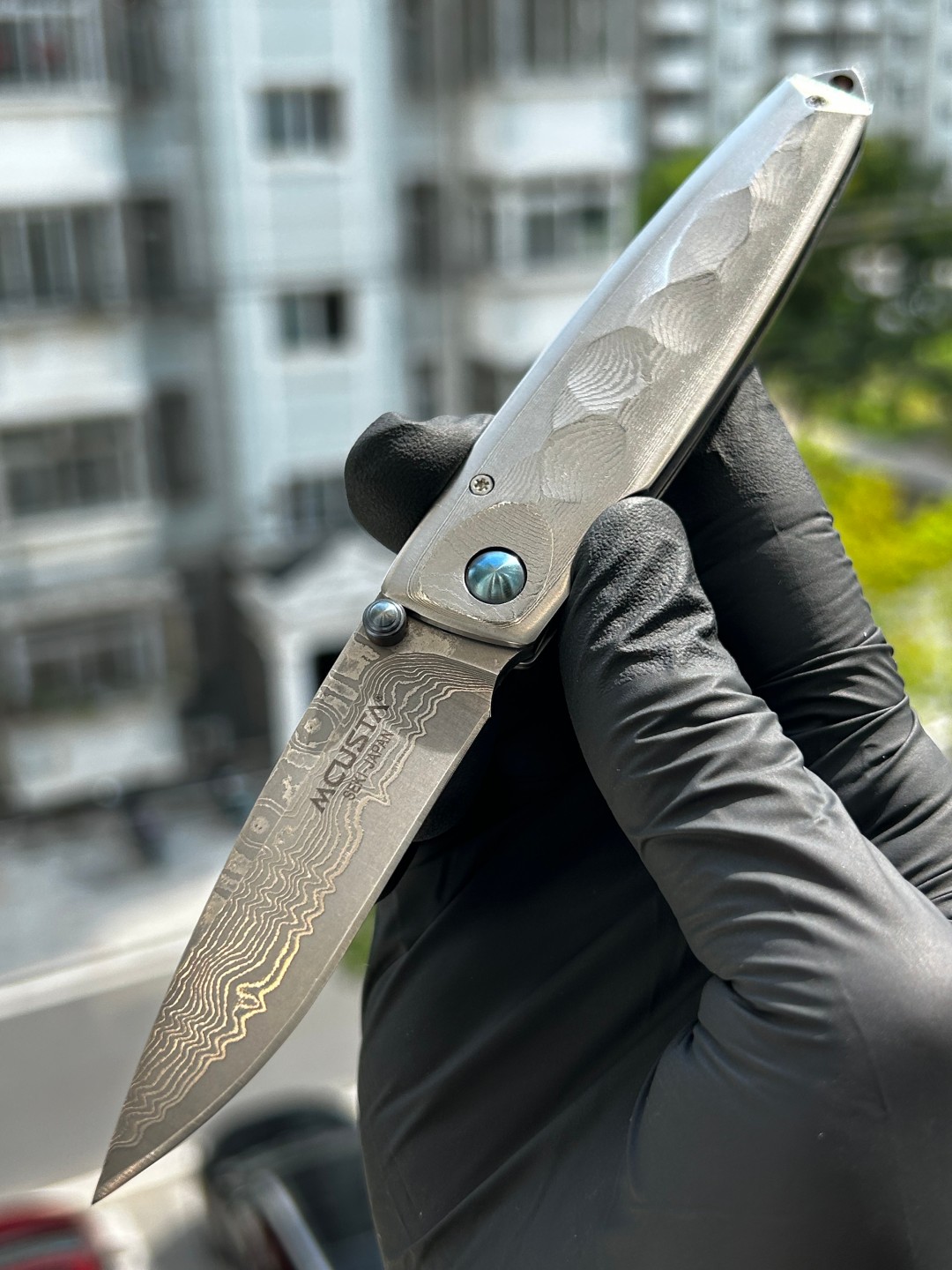 Mcusta Knives 大马士革钢 大马士革钢柄 MC-0034D 1160