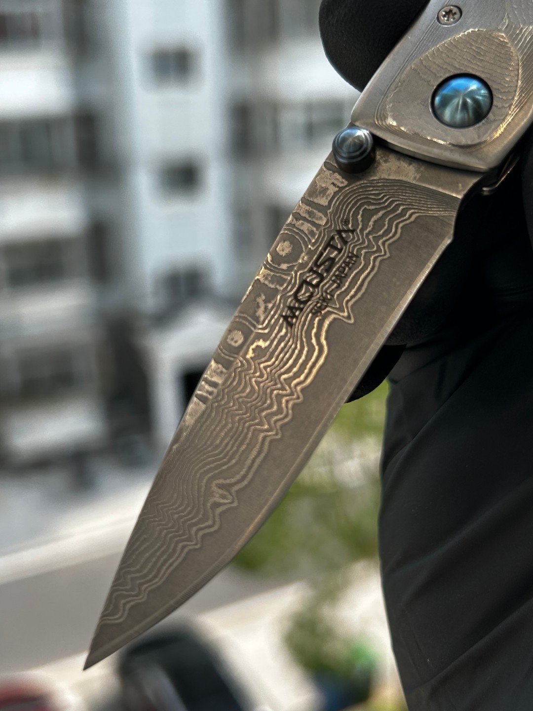 Mcusta Knives 大马士革钢 大马士革钢柄 MC-0034D 1160