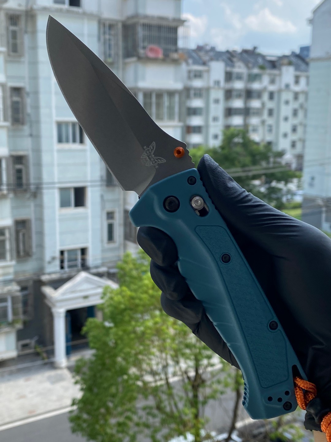 Benchmade Water Adira CPM-MagnaCut钢 Grivory手柄 18060 深蓝色 1650