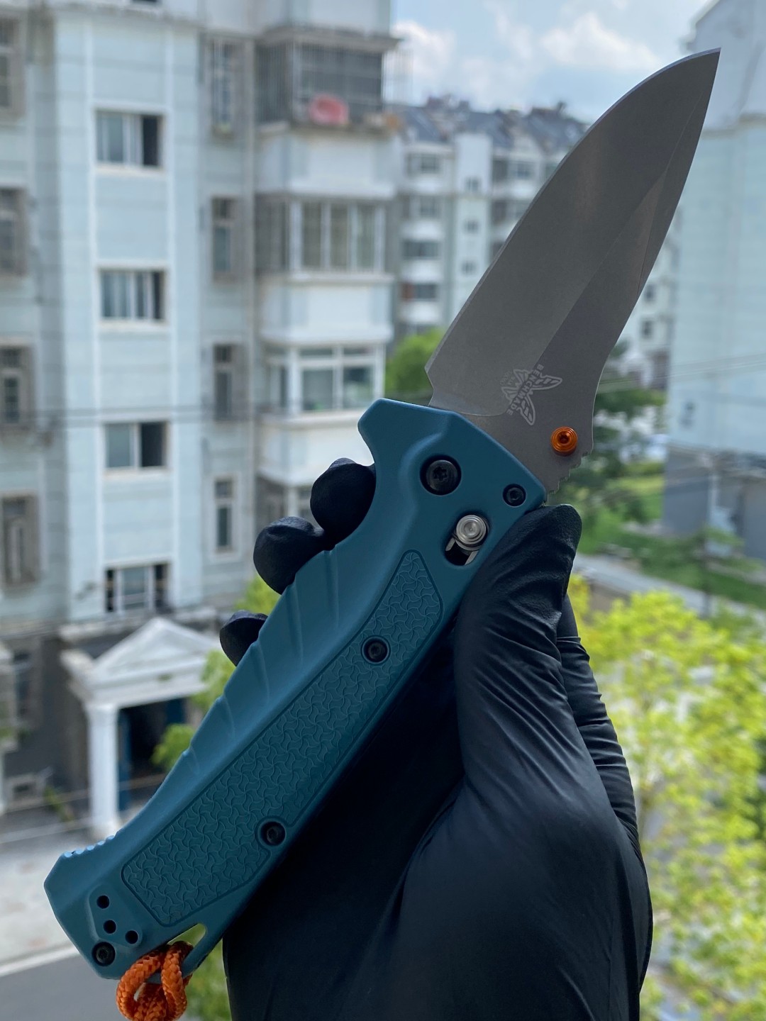 Benchmade Water Adira CPM-MagnaCut钢 Grivory手柄 18060 深蓝色 1650