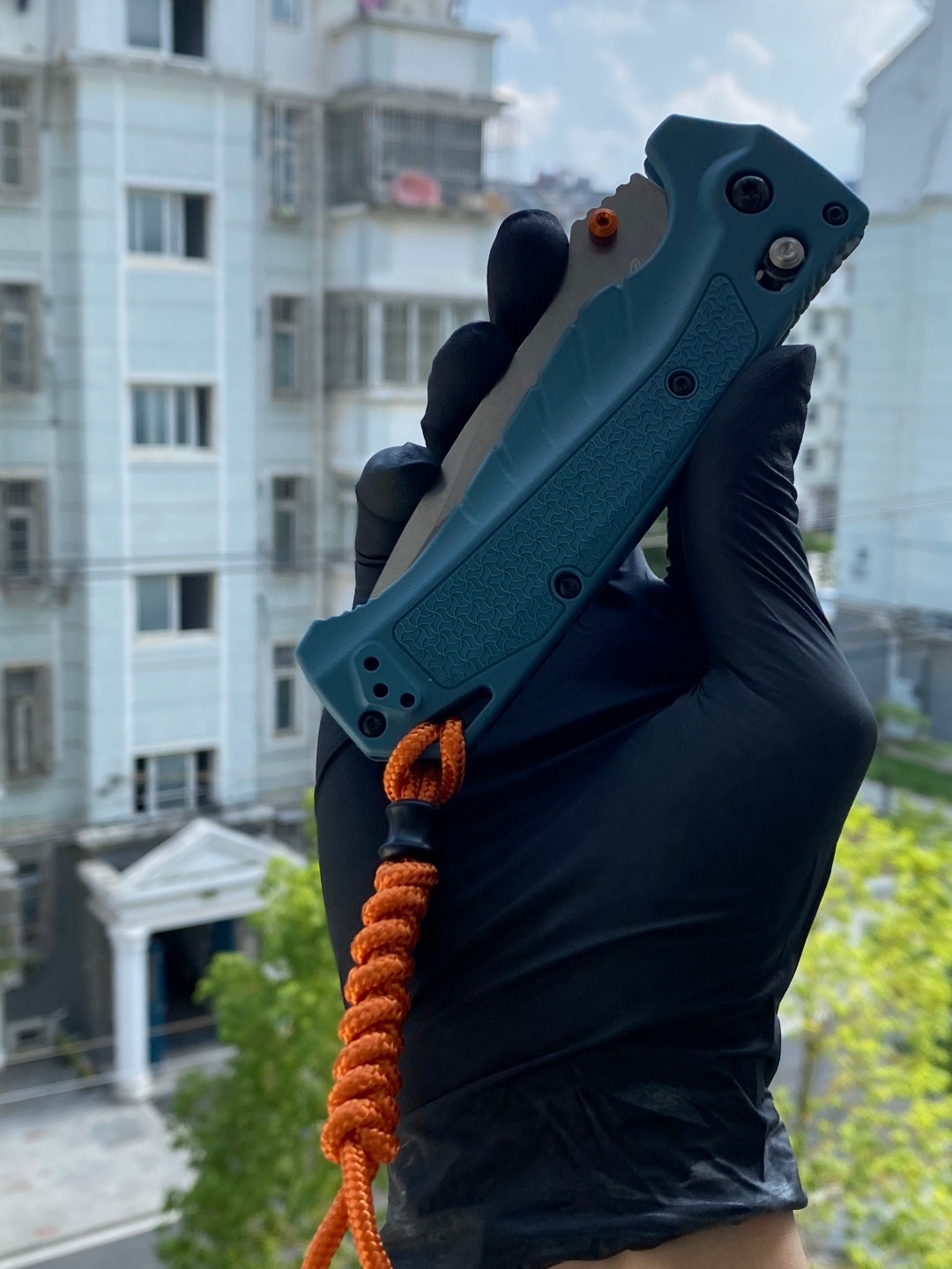 Benchmade Water Adira CPM-MagnaCut钢 Grivory手柄 18060 深蓝色 1650