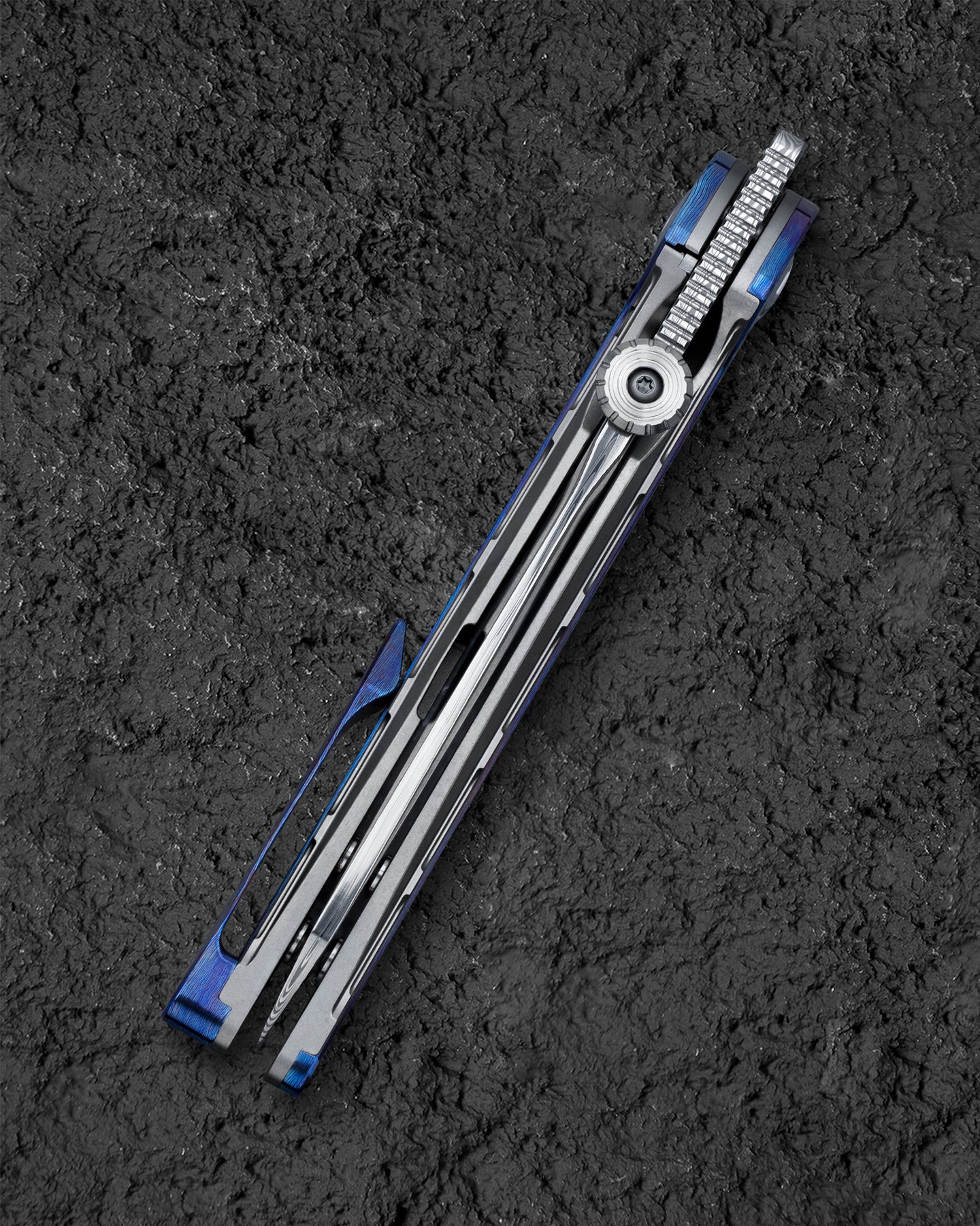 BESTECH PRYDWEN Damasteel 钛合金手柄 BT2409E 5400