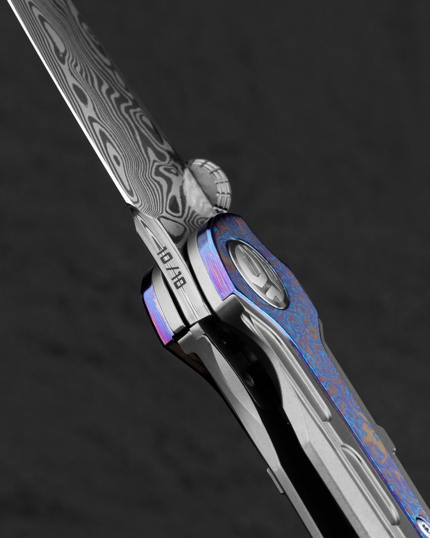 BESTECH PRYDWEN Damasteel 钛合金手柄 BT2409E 5400
