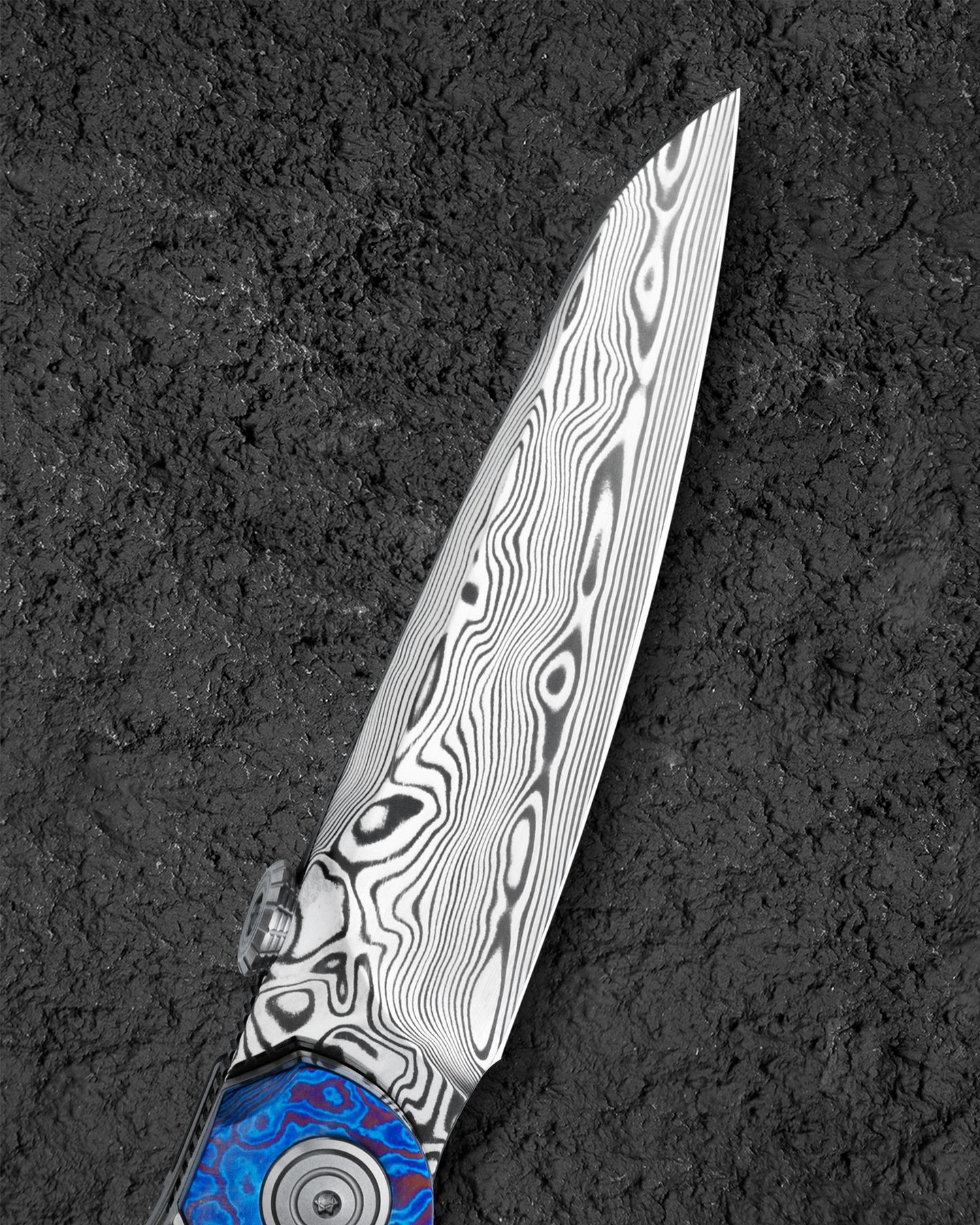 BESTECH PRYDWEN Damasteel 钛合金手柄 BT2409E 5400