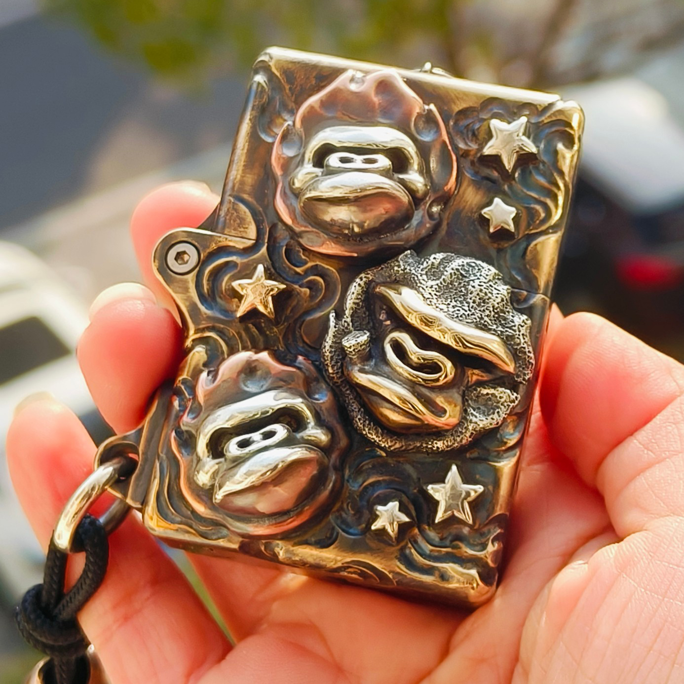 装备博客独家版本 Phase objects Flame Monkeys 猩猩定制打火机  10800