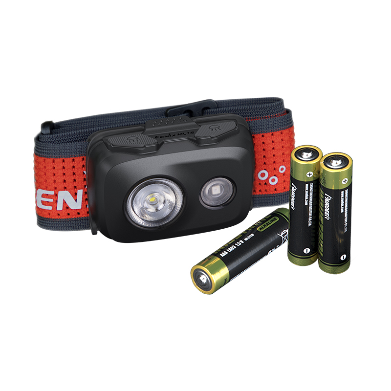 🤝Fenix HL16轻量型户外强光头灯 黑色 含电池 220