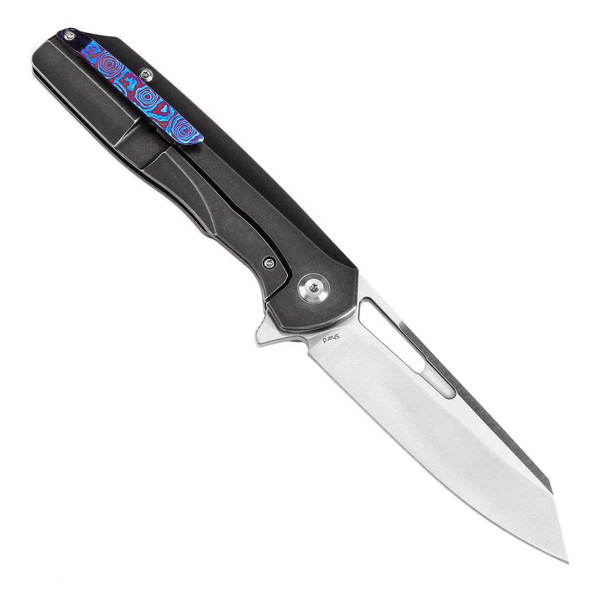 KANSEPT Shard  CPM S35VN钢  Blackwash Titanium+Timascus 手柄  K1006C4