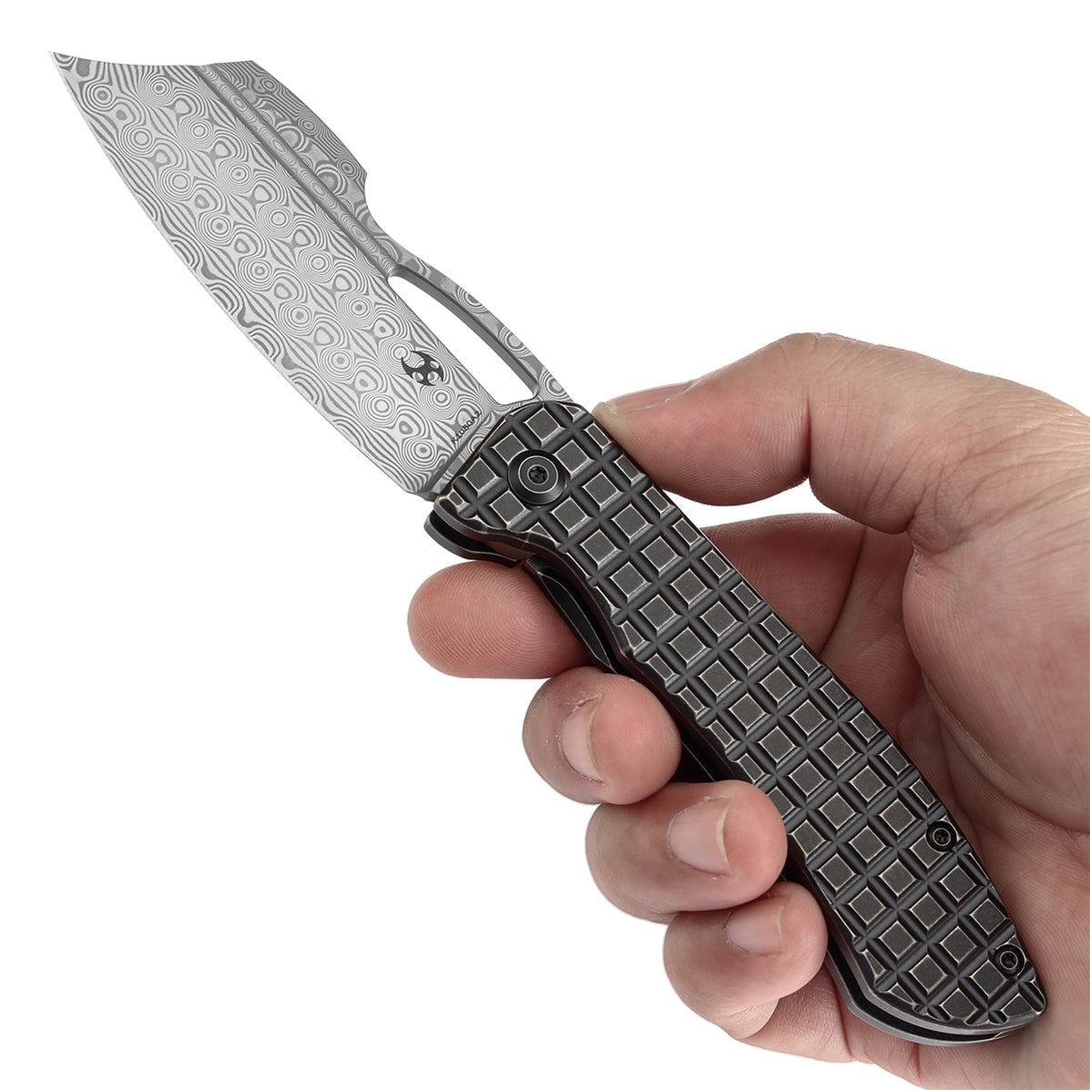 KANSEPT Cybin 大马士革  钛合金手柄 K1080A2