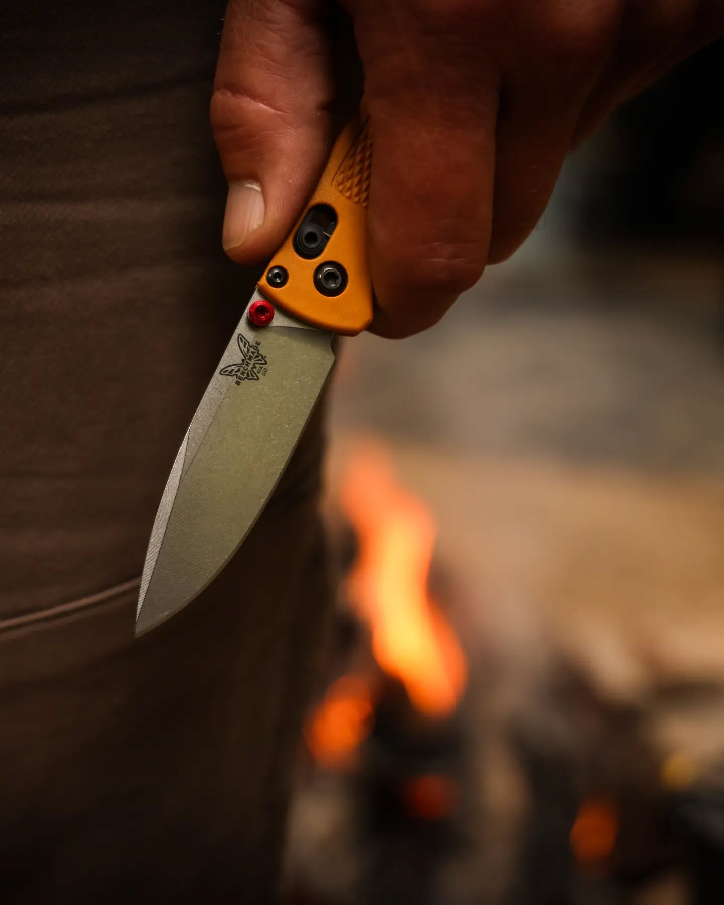 Benchmade Mini Bugout CPM-S30V钢 尼龙柄 533-08 黄色