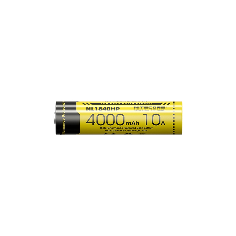 🤝NITECORE NL1840HP强光手电用18650锂电池 168