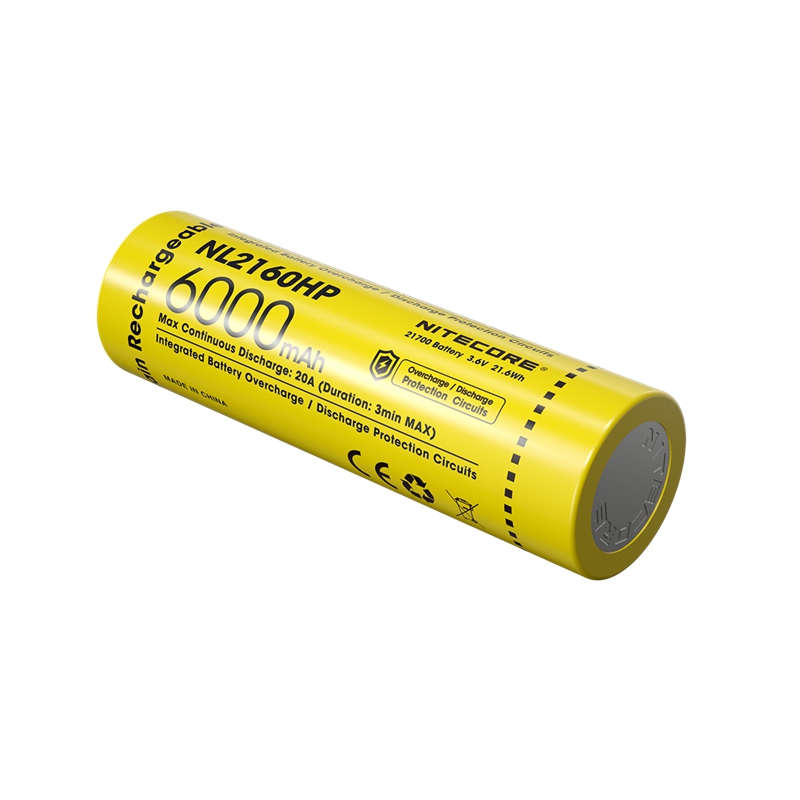 🤝NITECORE NL2160HP强光手电筒用21700可充电锂电池 188