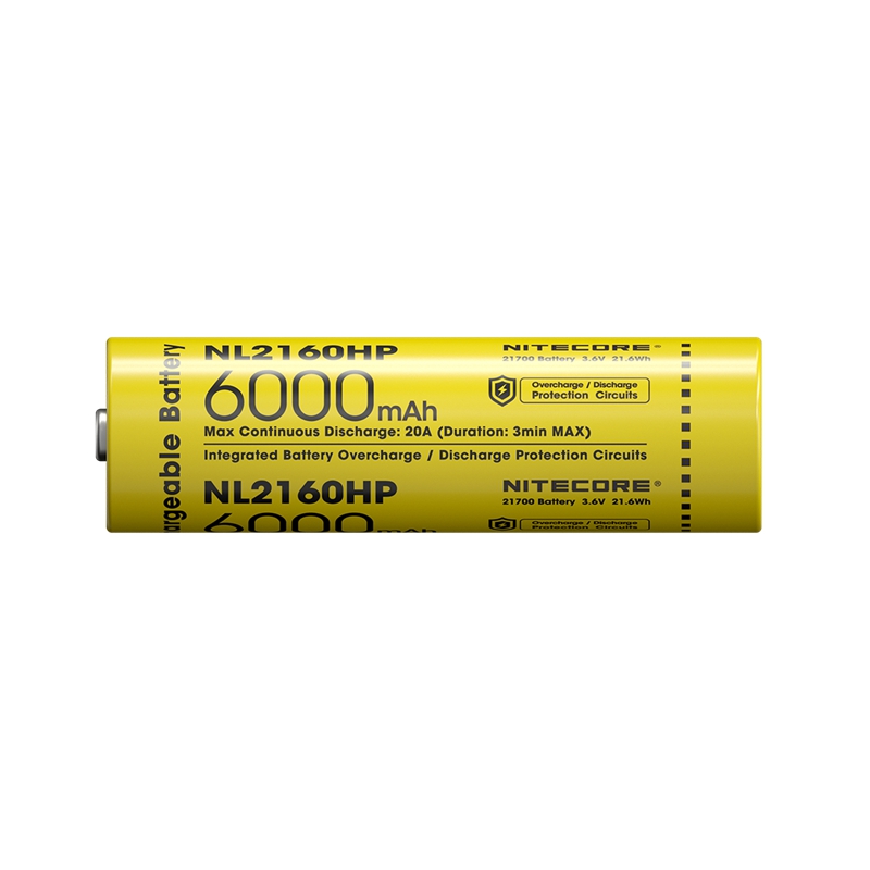 🤝NITECORE NL2160HP强光手电筒用21700可充电锂电池 188