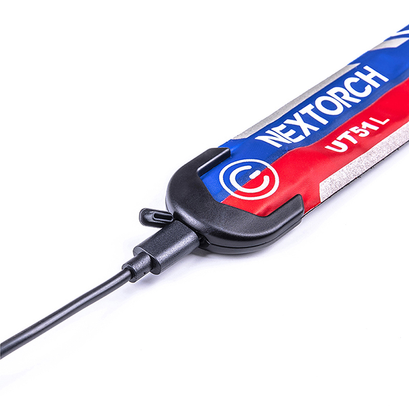 🤝NEXTORCH UT51L户外夜跑多功能可充电红蓝频闪手环 168