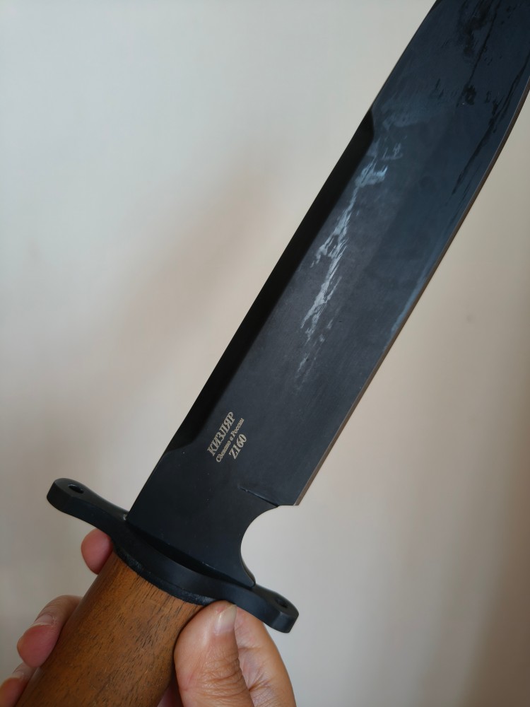 【寄售】Kizlyar Knives Z160钢 胡桃木柄 俄罗斯基兹利亚尔 1500