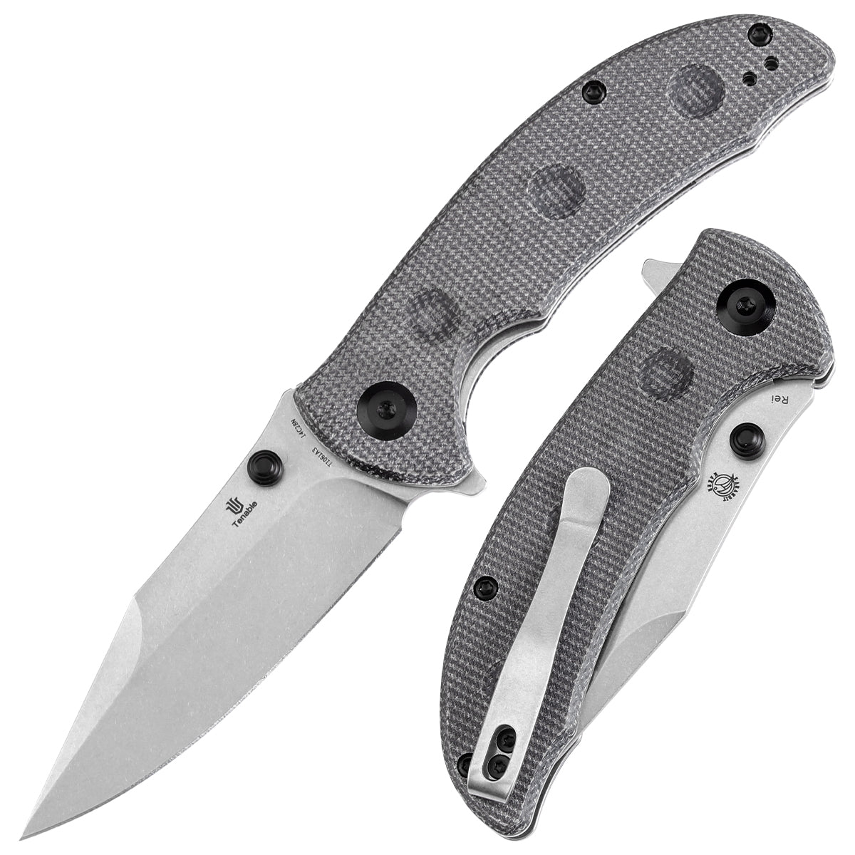Tenable Rei  14C28N钢  Micarta手柄  T1061A3