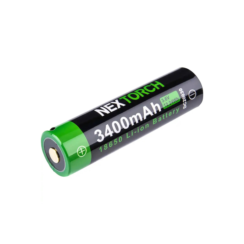 ⭕️NEXTORCH Type-C口直充18650锂电池 3400mAh 118