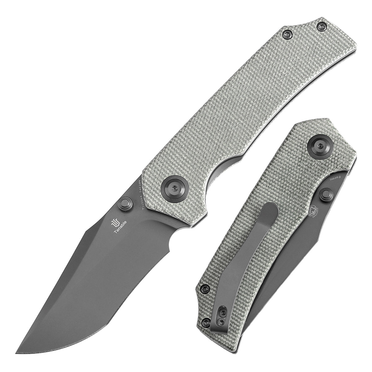 Tenable Fermi  14C28N钢  Micarta手柄   T1122A4