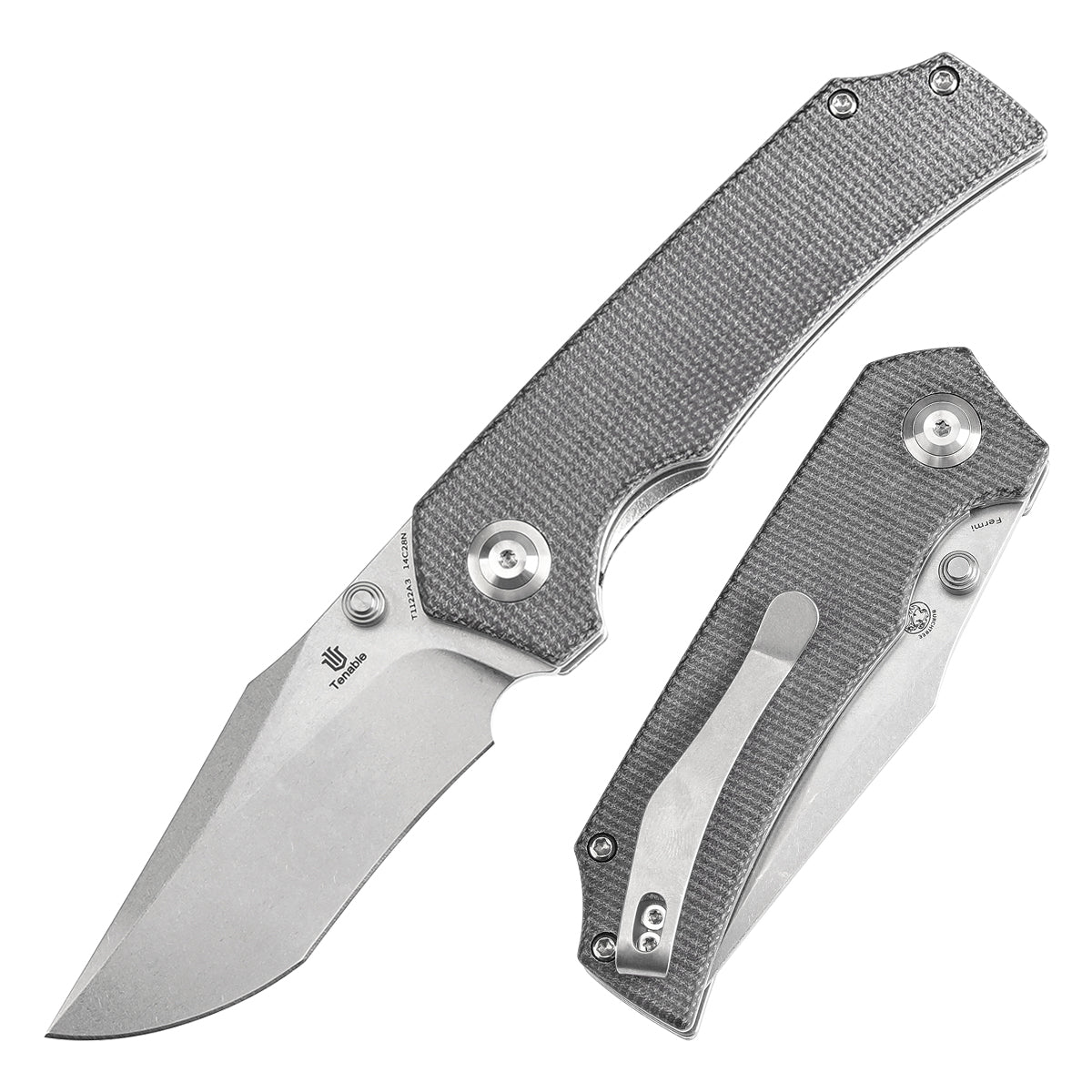 Tenable Fermi  14C28N钢  Micarta手柄  T1122A3