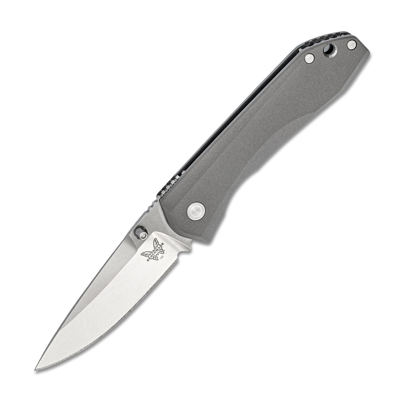 🚫 Benchmade Mini Titanium Monolock M390钢 钛柄 765 喷砂 1860