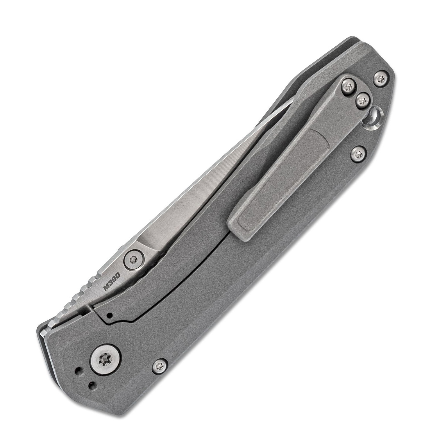 🚫 Benchmade Mini Titanium Monolock M390钢 钛柄 765 喷砂 1860
